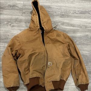 Carhartt Men's Tan Hooded Performance Jacket